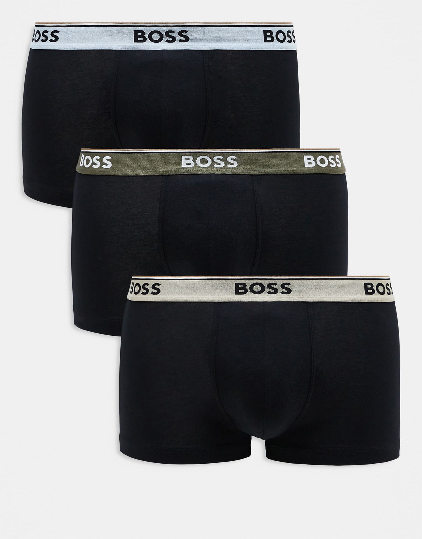 Power 3 Pack Logo Waistband Trunks
