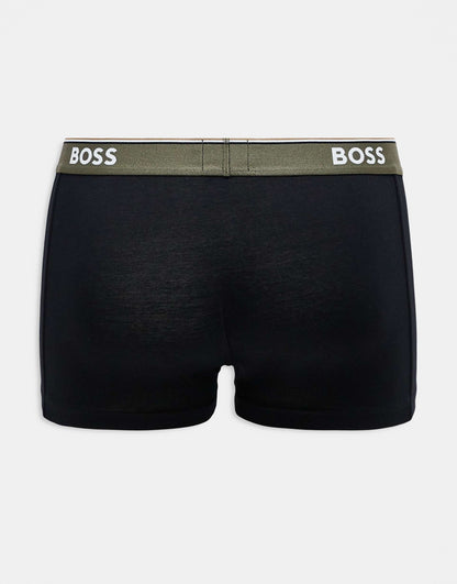 Power 3 Pack Logo Waistband Trunks