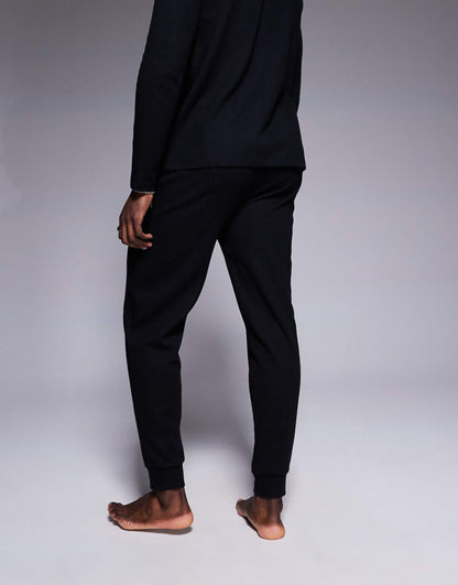 Waffle Logo Cuffed Joggers