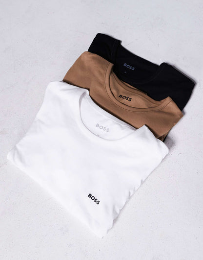 Classic 3 Pack Logo Long Sleeve T-Shirt Regular Fit