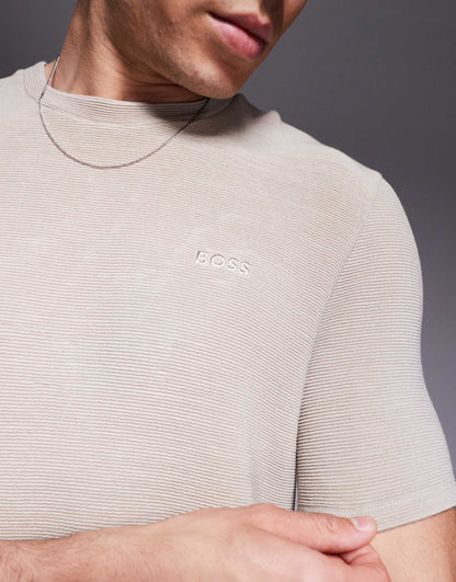 Rib Logo T-Shirt Regular Fit