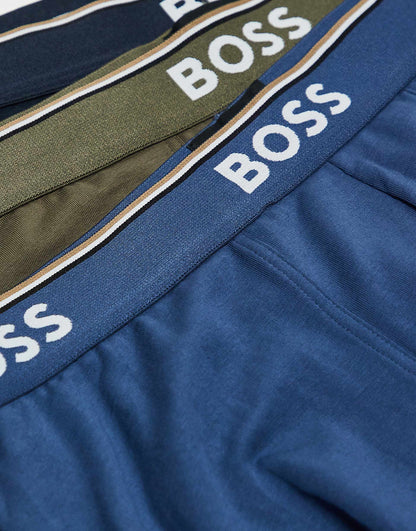 Power 3 Pack Logo Waistband Trunks