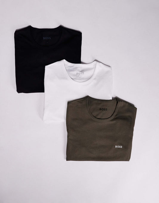 Classic 3 Pack Logo T-Shirt Regular Fit