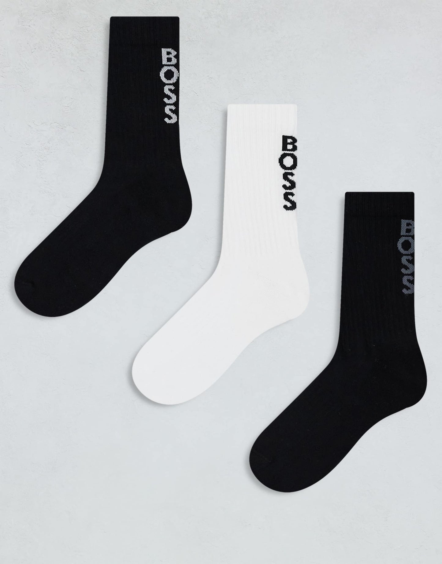 Rib 3 Pack Logo Bambo Mix Socks