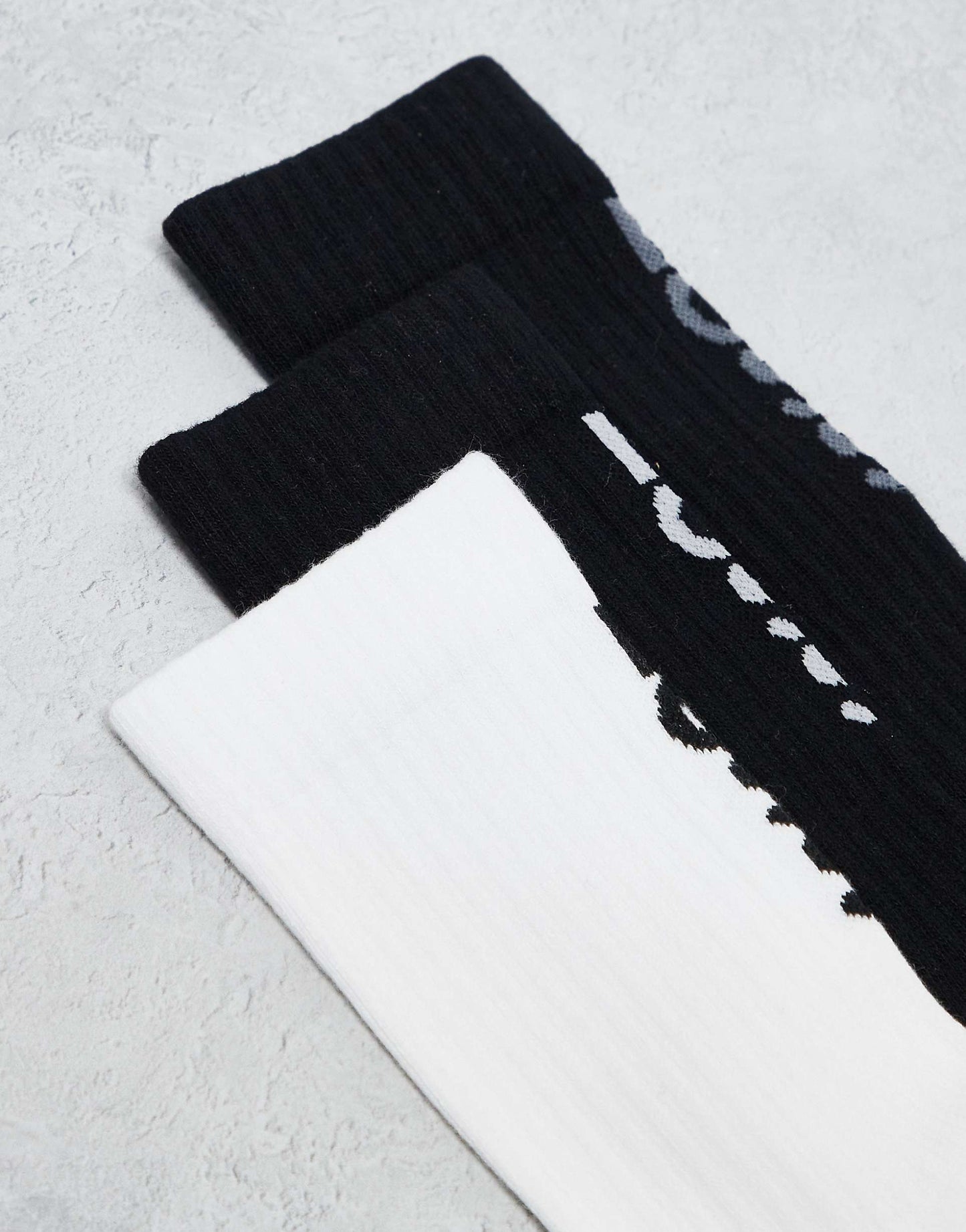 Rib 3 Pack Logo Bambo Mix Socks