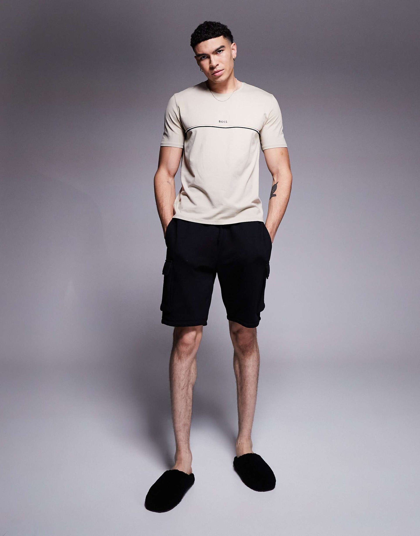 Unique Stripe Logo T-Shirt Regular Fit