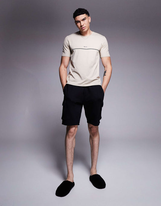 Unique Stripe Logo T-Shirt Regular Fit