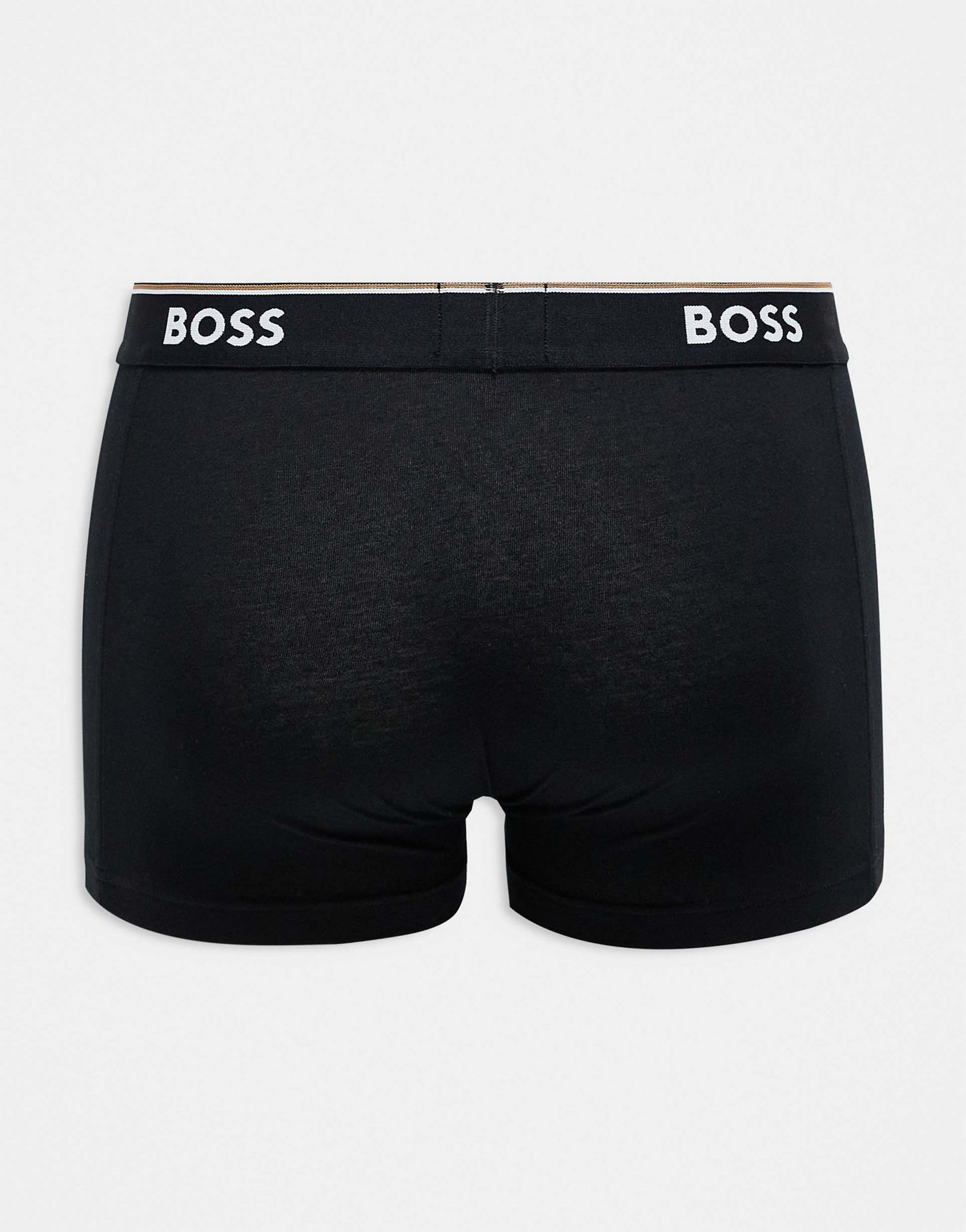 Power 3 Pack Logo Waistband Plain & Print Trunks
