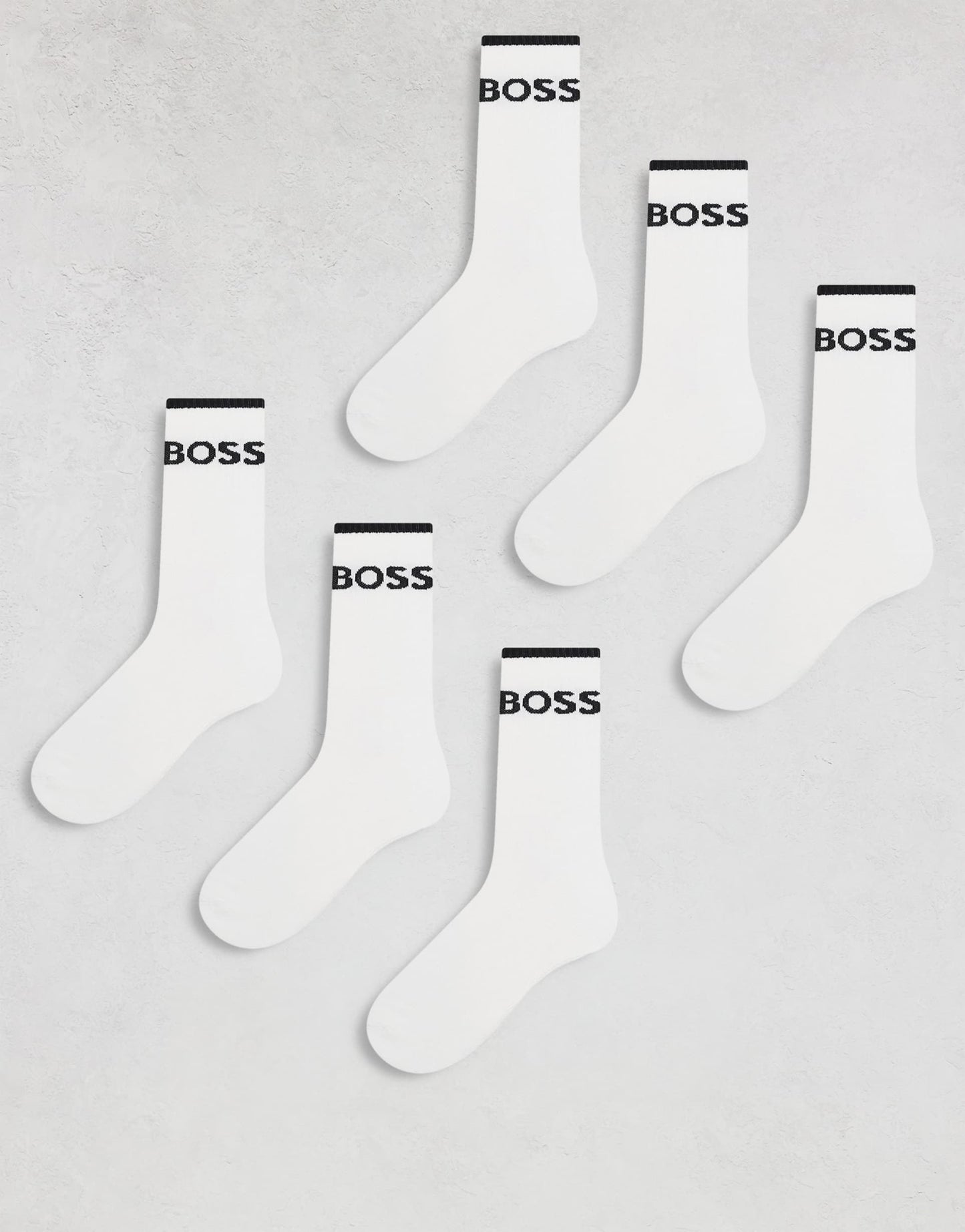 6 Pack Stripe Logo Trainer Socks