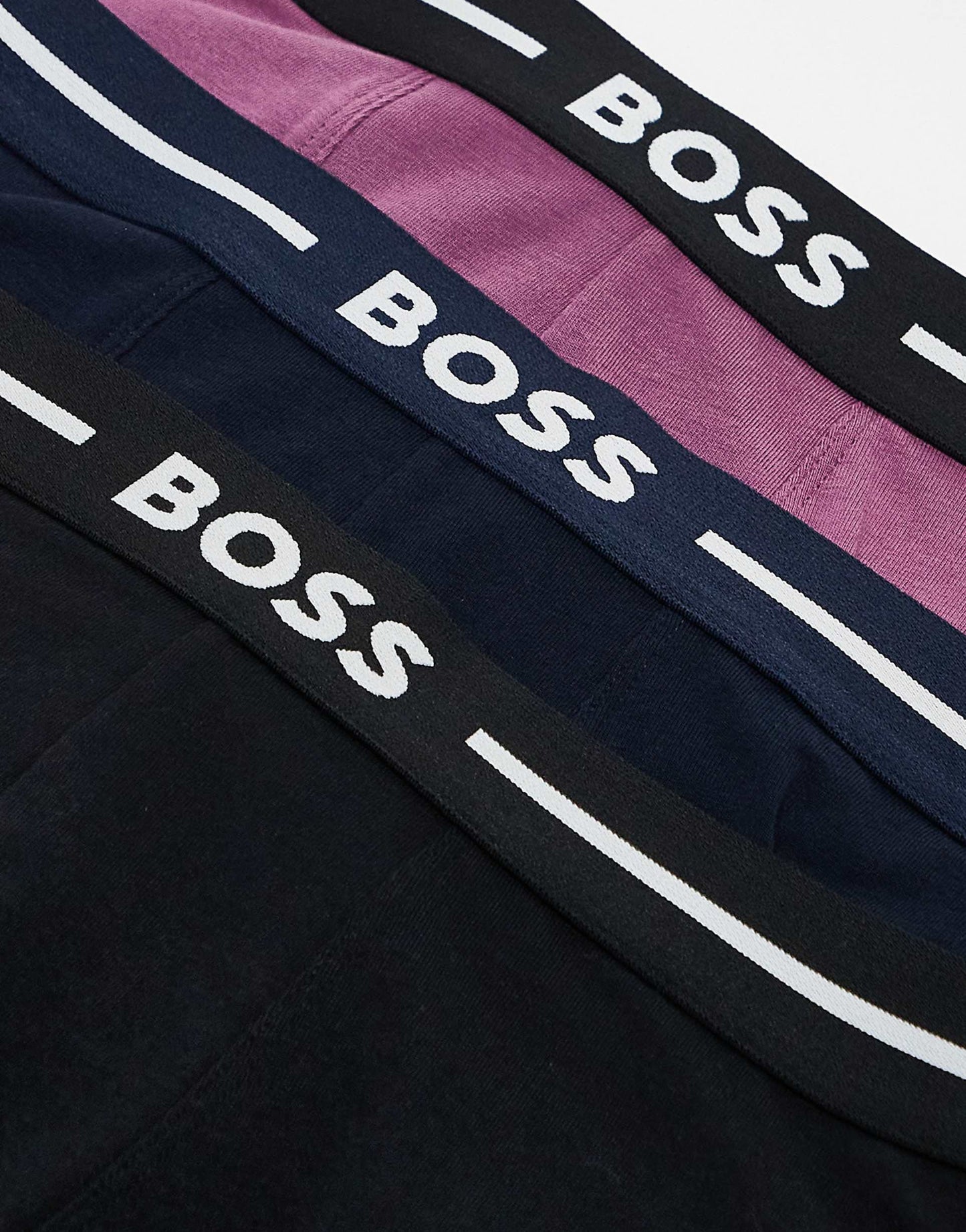 Bold 3 Pack Logo Waistband Trunks