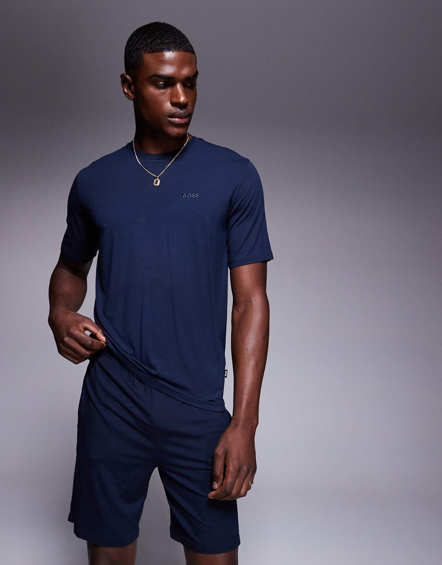 Bamboo Mix T-Shirt And Short Set Regular Fit