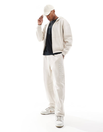 Boxy Mini Logo Motif Hoodie Co-Ord