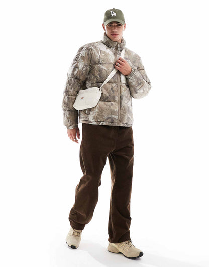 Boxy High Neck Padded Coat