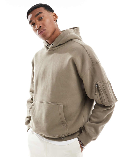 Utility Boxy Hoodie
