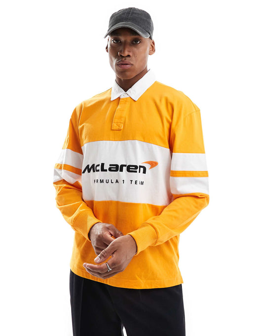 Mclaren Long Sleeve Rugby Polo
