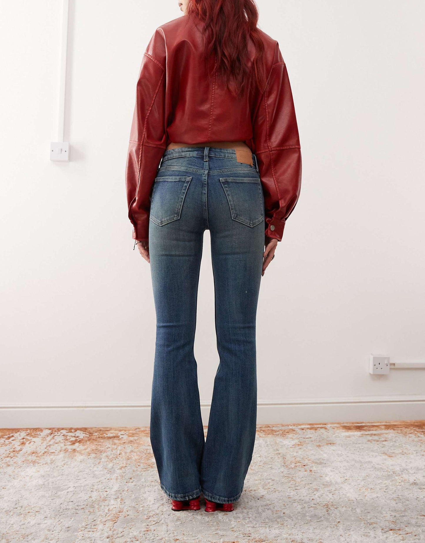 Flame Low Waist Flared Jeans