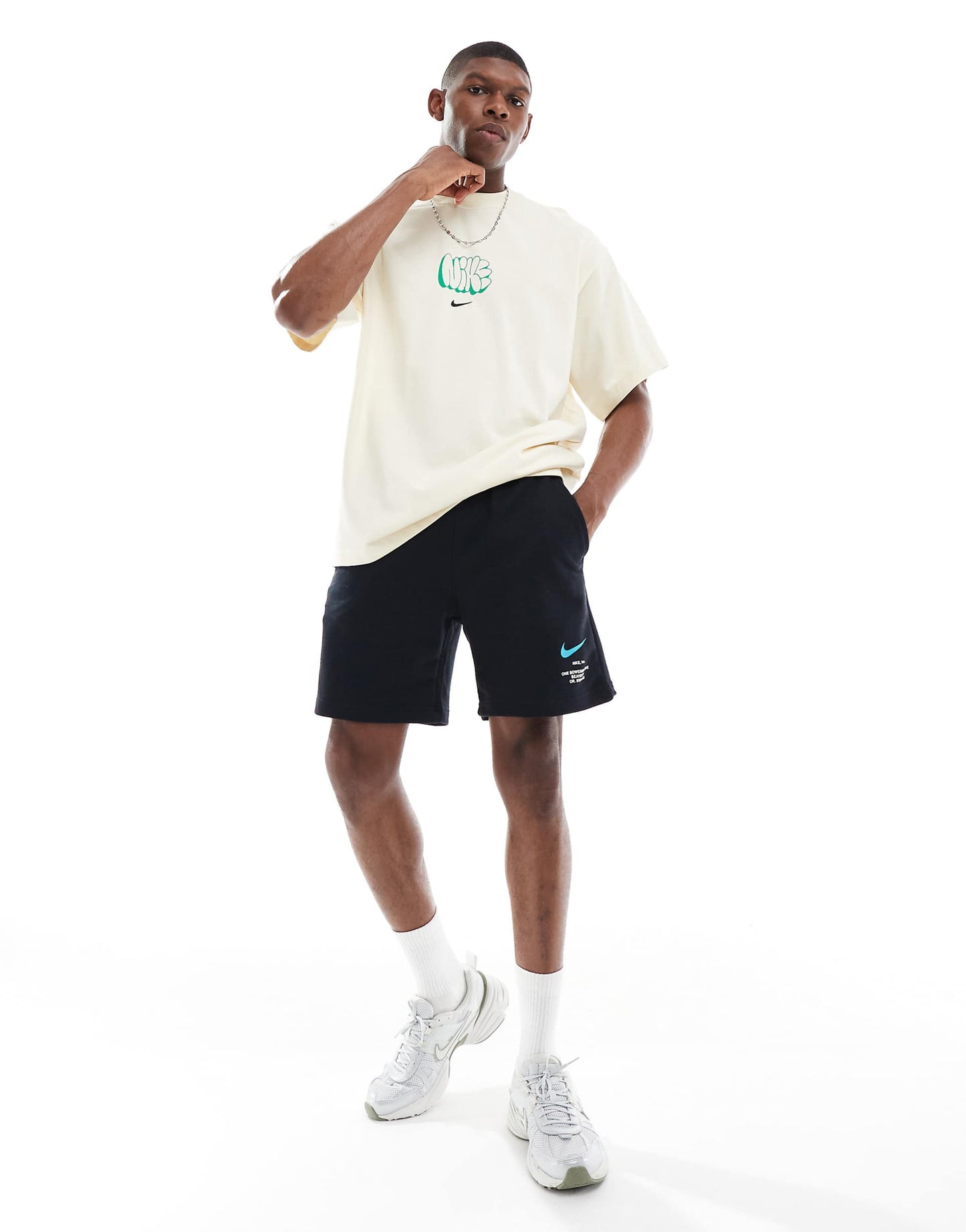 Swoosh Graphic Shorts