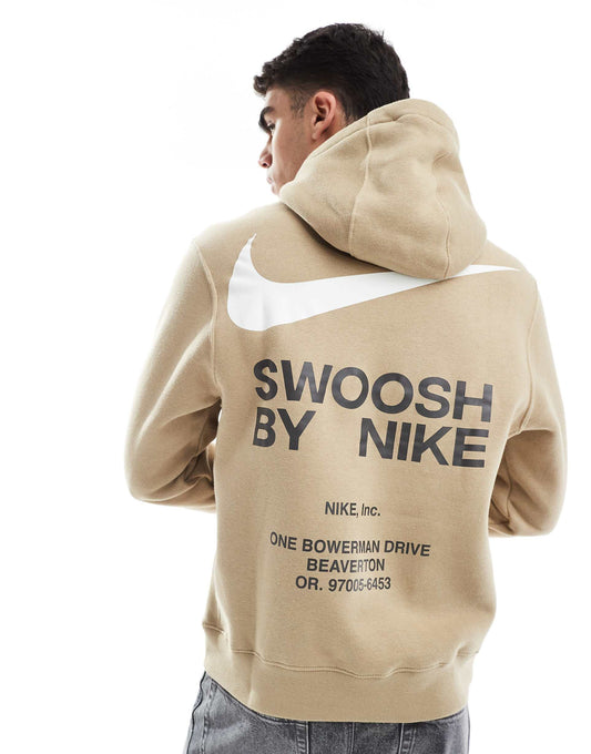 Club Swoosh Graphic Backprint Hoodie