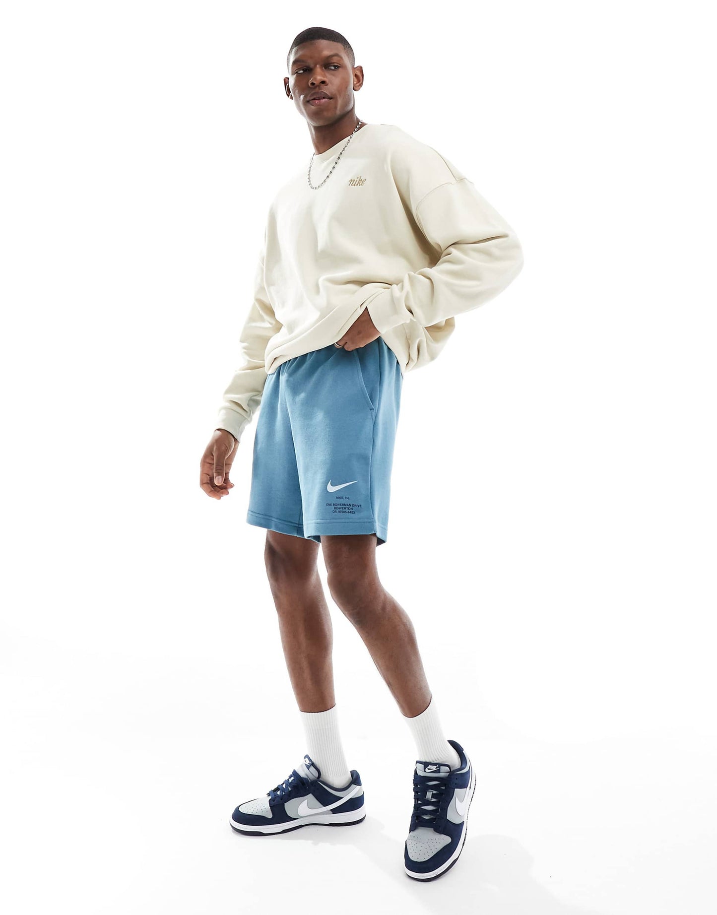 Swoosh Graphic Shorts