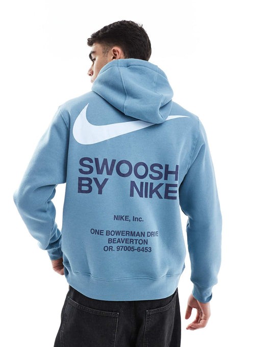 Club Swoosh Graphic Backprint Hoodie