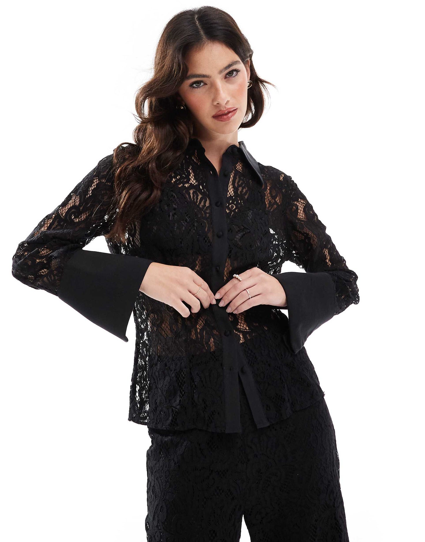 Sheer Lace Shirt