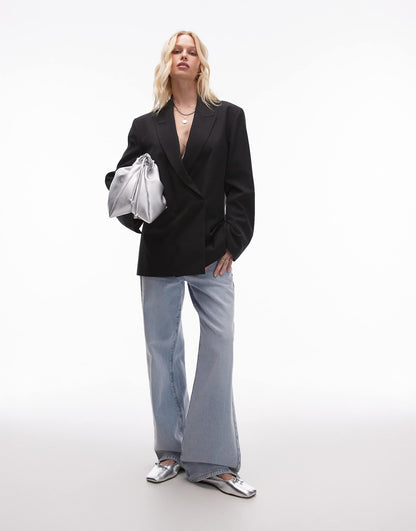 Oversized Double Breasted Blazer