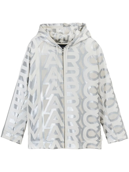 Monogram Zip Hoodie