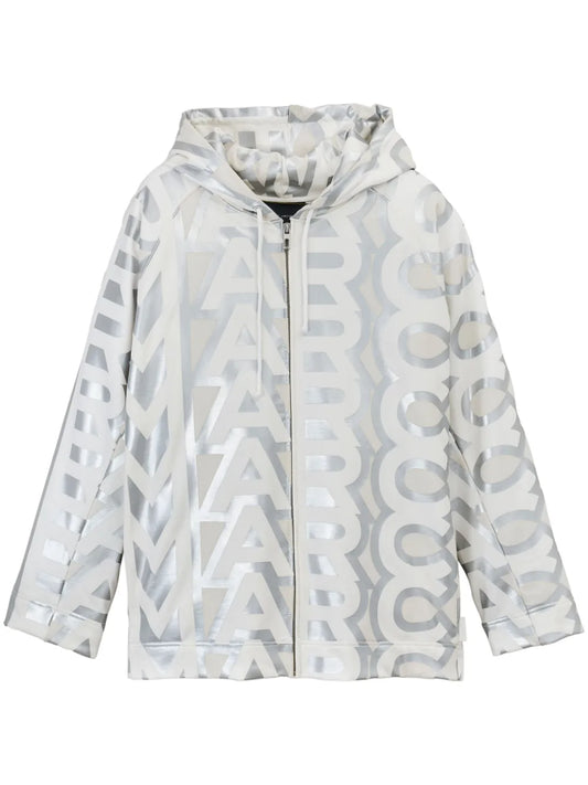 Monogram Zip Hoodie