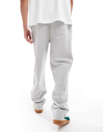 Smart Straight Leg Joggers With Piping Detail