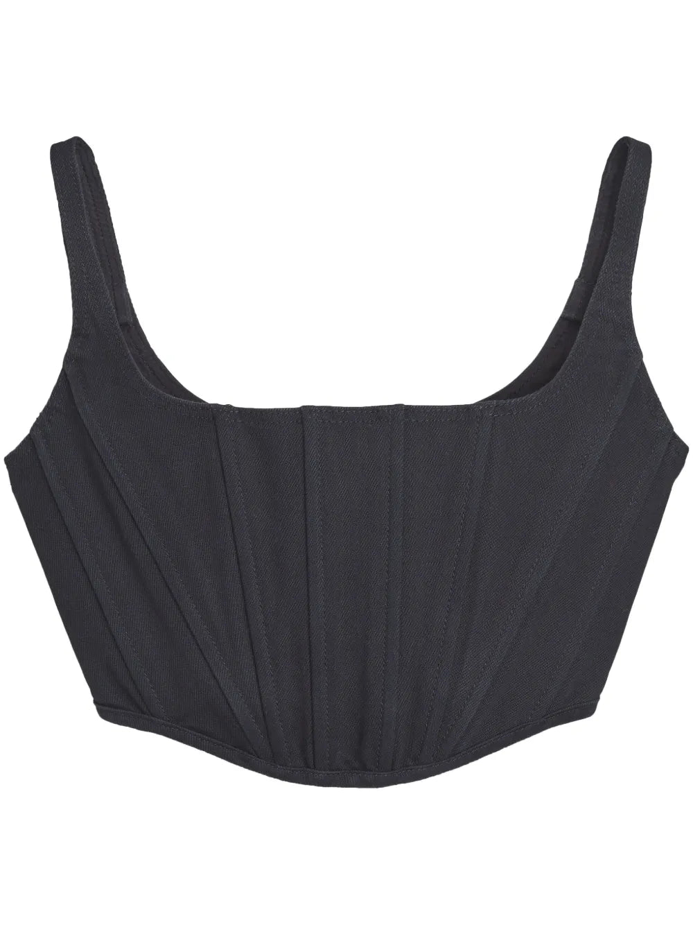 Denim Bustier Top