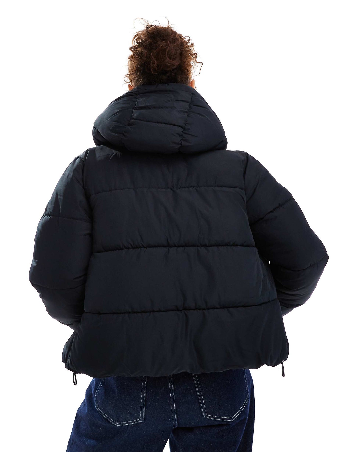 Everyday Padded Cropped Jacket With Hood