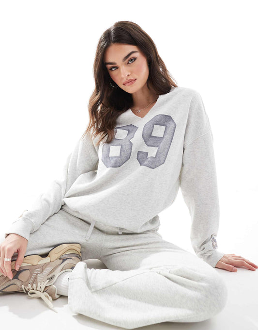 Varsity Crewneck Sweatshirt Co-Ord