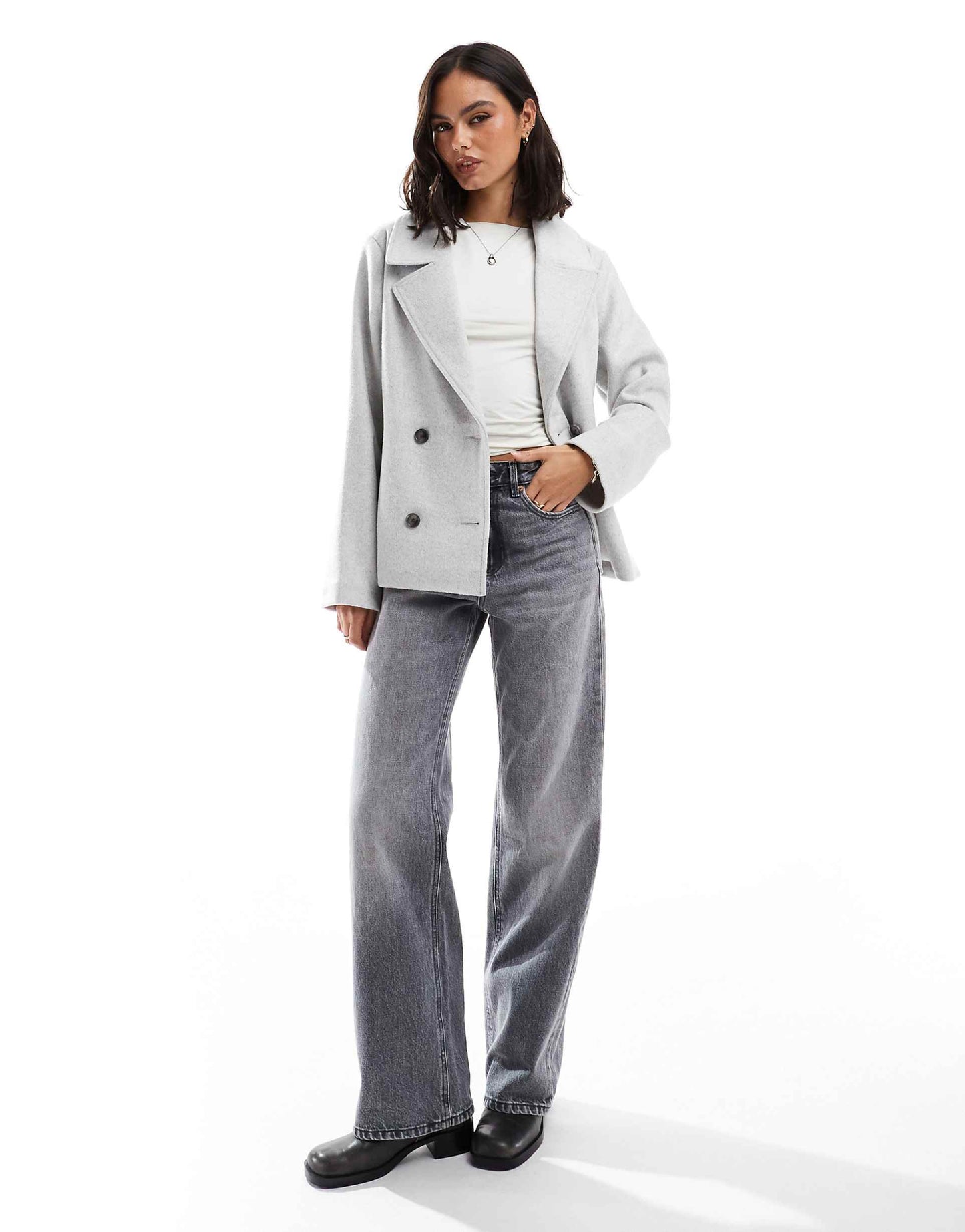 Wool Blend Classic Jacket