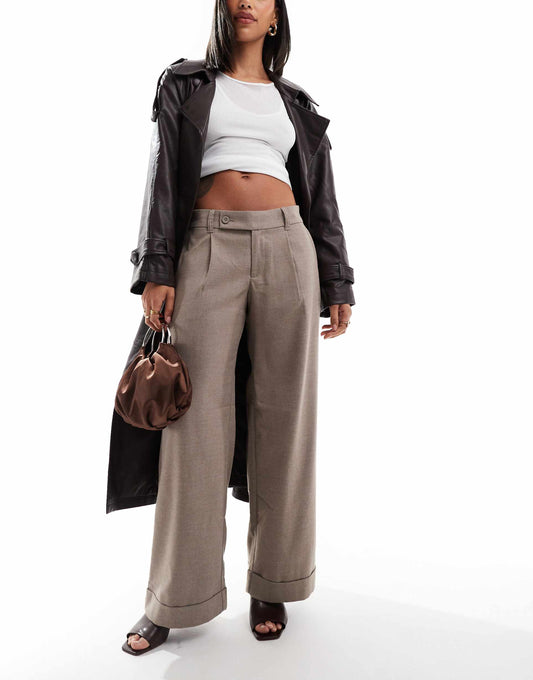 Tailored Wide Leg Trouser