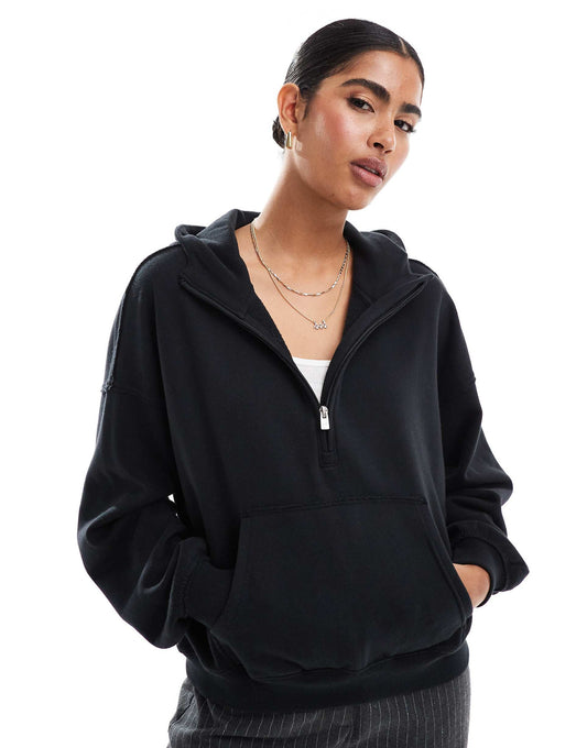 Logo Zip Through Sweat Top
