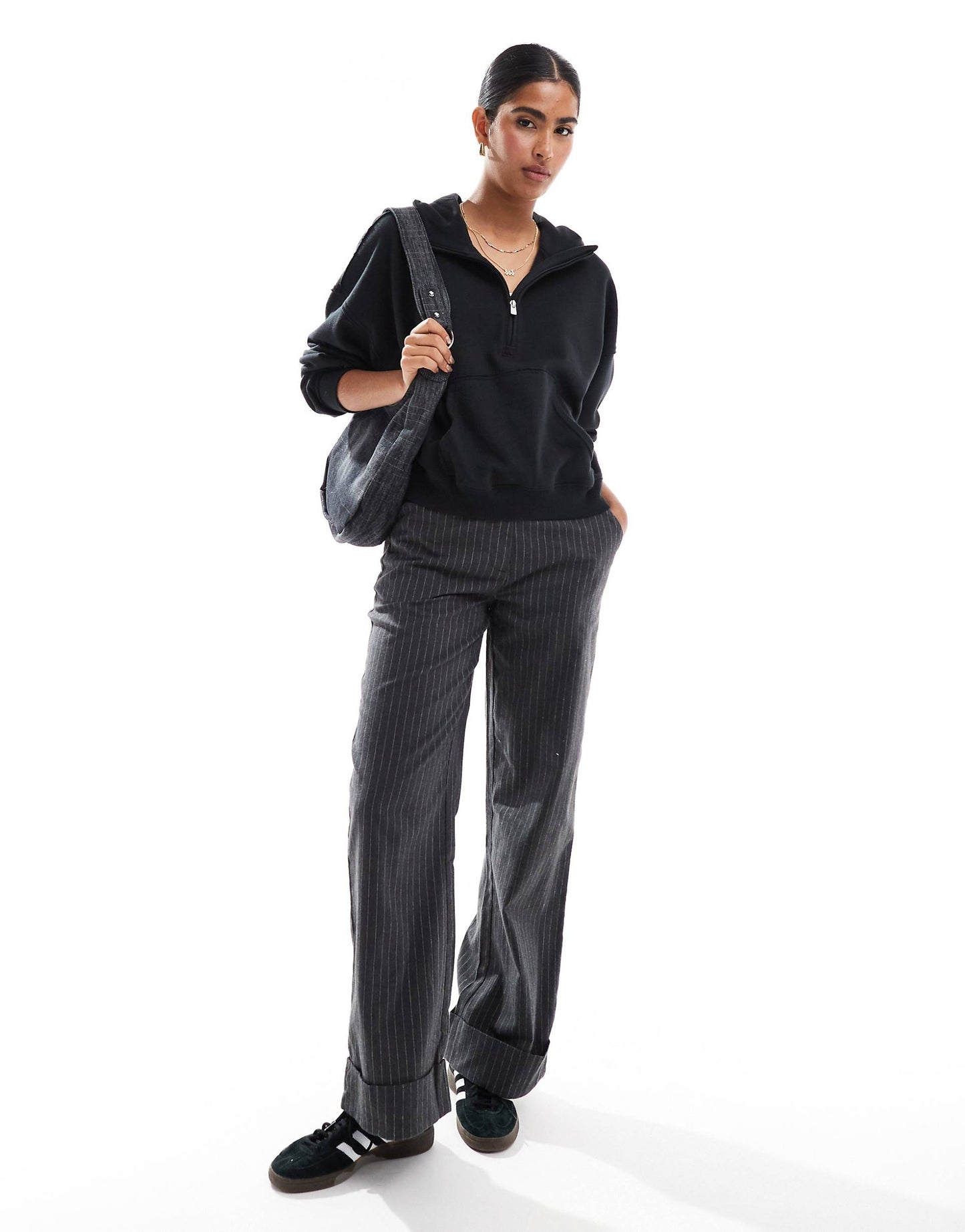 Logo Zip Through Sweat Top