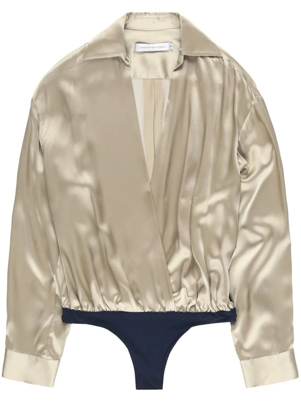 Long-Sleeve Silk Shirt