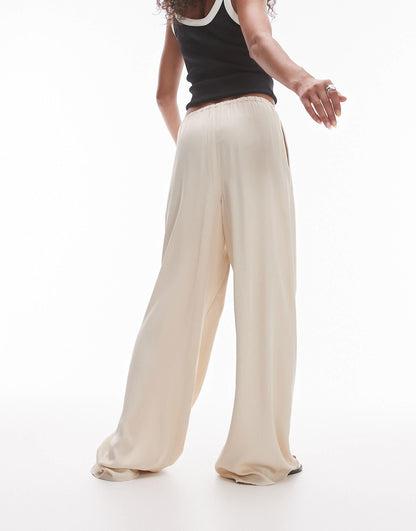 Satin Drawcord Trouser