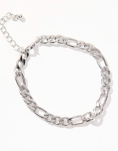 Statement Figaro Chain Bracelet