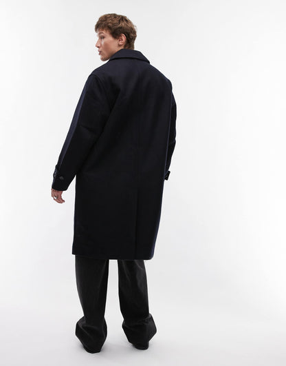 Wool Blend Overcoat