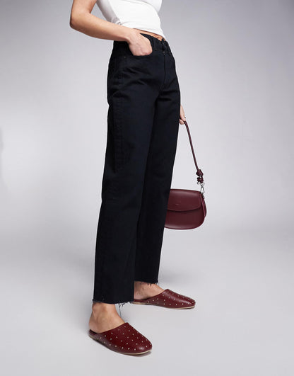 Camille Studded Flat Mules