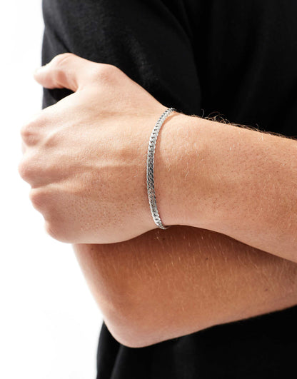 4Mm Herringbone Chain Bracelet