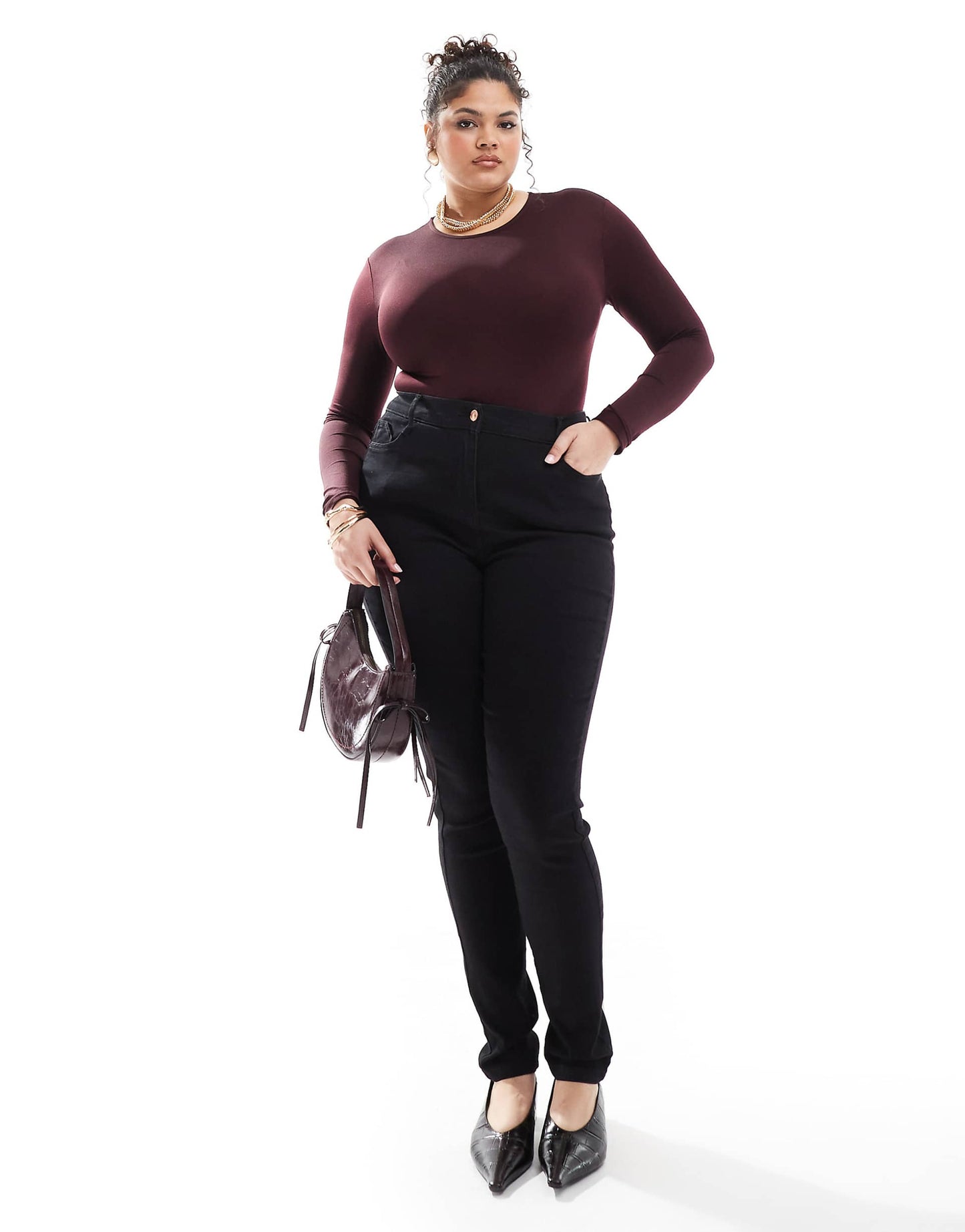 High Waisted Skinny Jeans