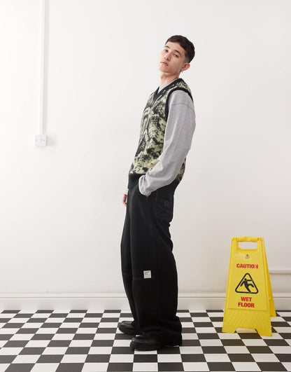Ecru Brushed Knitted Vest