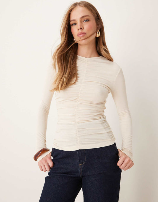 Ruched Front Top