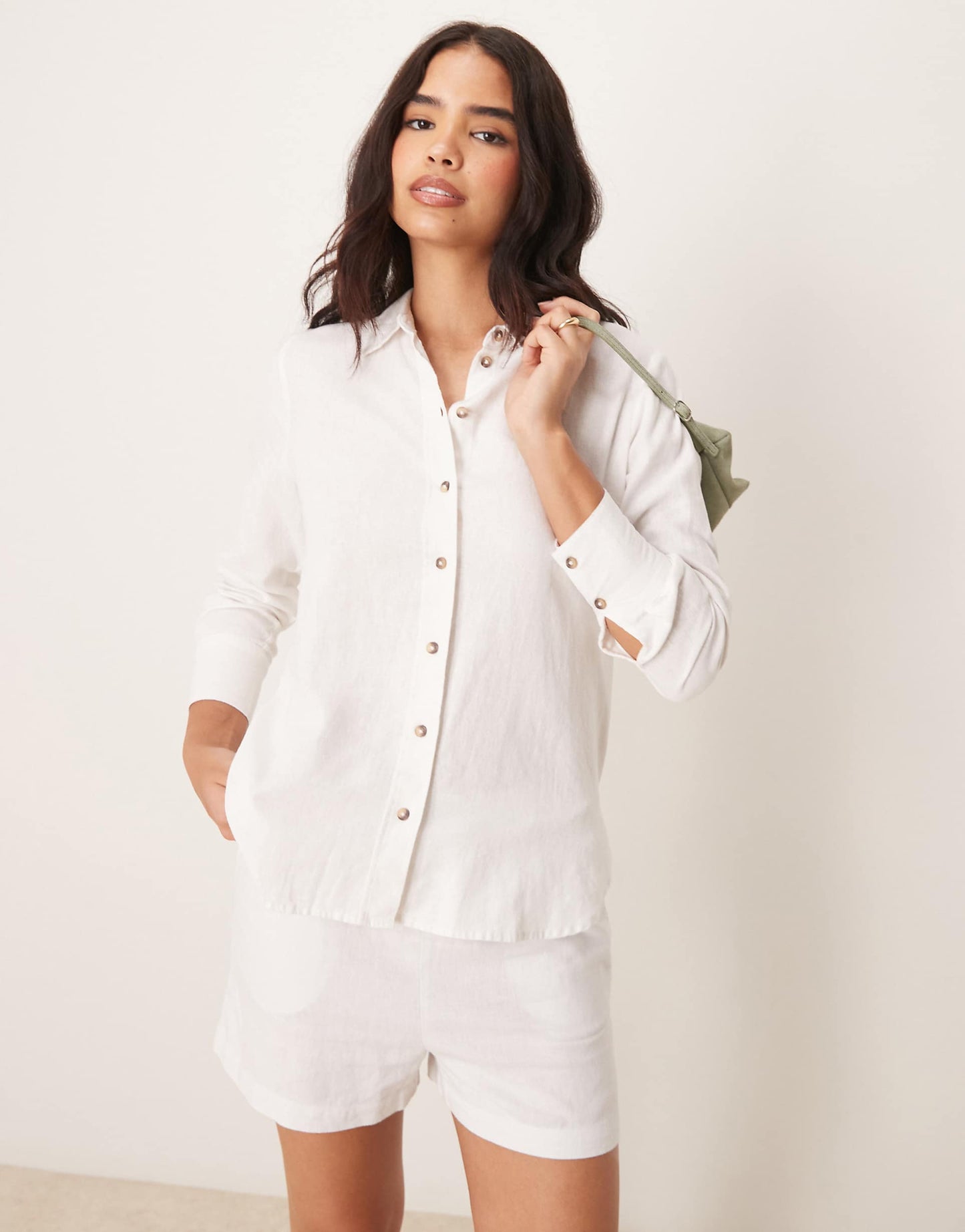 Relaxed Linen Shirt Co-Ord