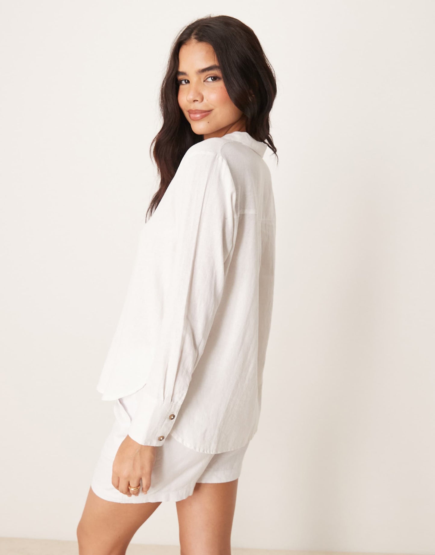 Relaxed Linen Shirt Co-Ord