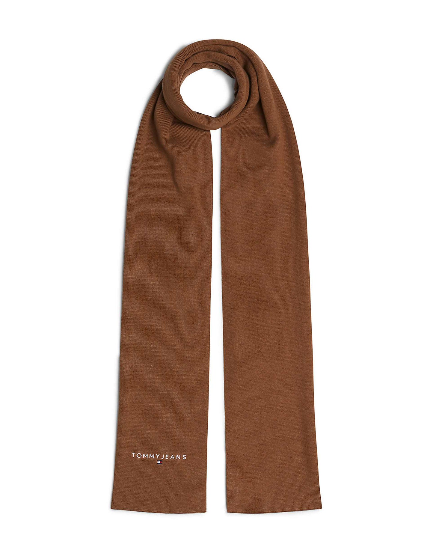 Logo Embroidery Knit Scarf