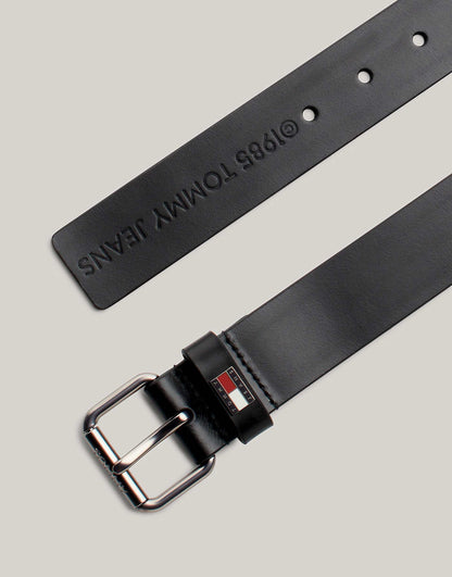 Leather Roller Buckle Belt