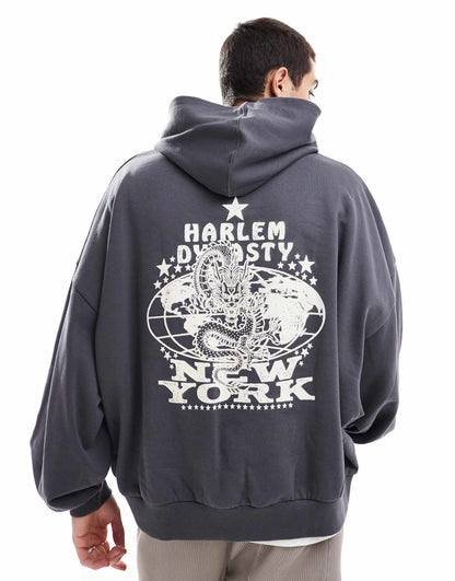 Extreme Oversized Hoodie With Back Print